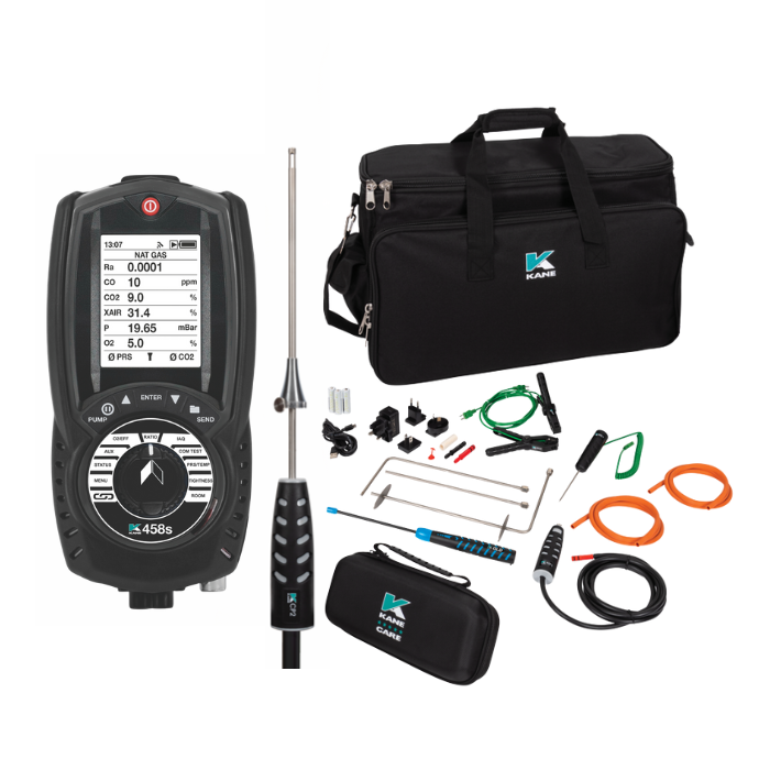 KANE 458s Link Flue Gas Analyser CPA1 Kit (2025 Version)