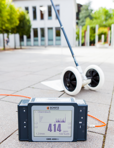 GMS 4000 gas detector and gas concentration measuring device